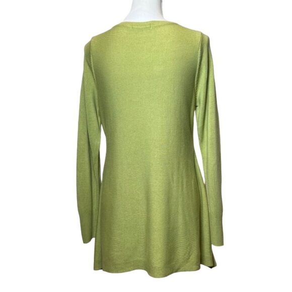 Marks & Spencer Sweater Tunic/ Peplum Cut in Green Women's Size Small - Picture 3 of 10